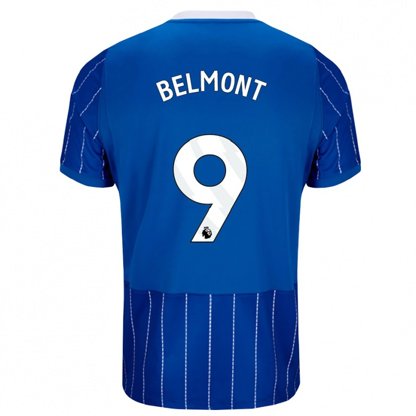 Danxen Kinder Joe Belmont #9 Mittelblau Weiß Heimtrikot Trikot 2026/27 T-Shirt