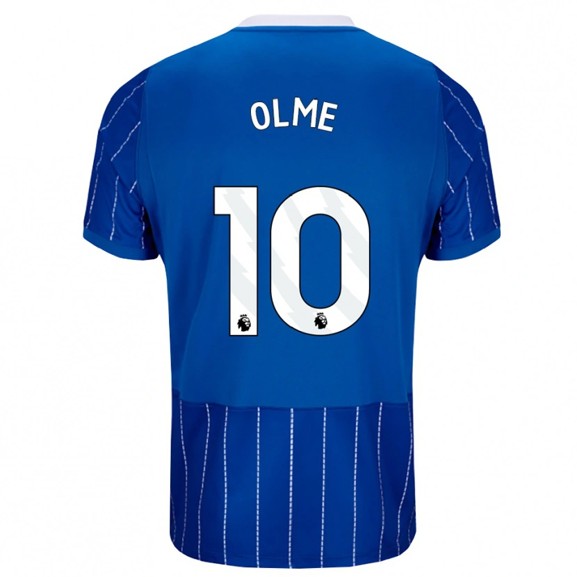 Danxen Kinder Julia Margareta Zigiotti Olme #10 Mittelblau Weiß Heimtrikot Trikot 2026/27 T-Shirt