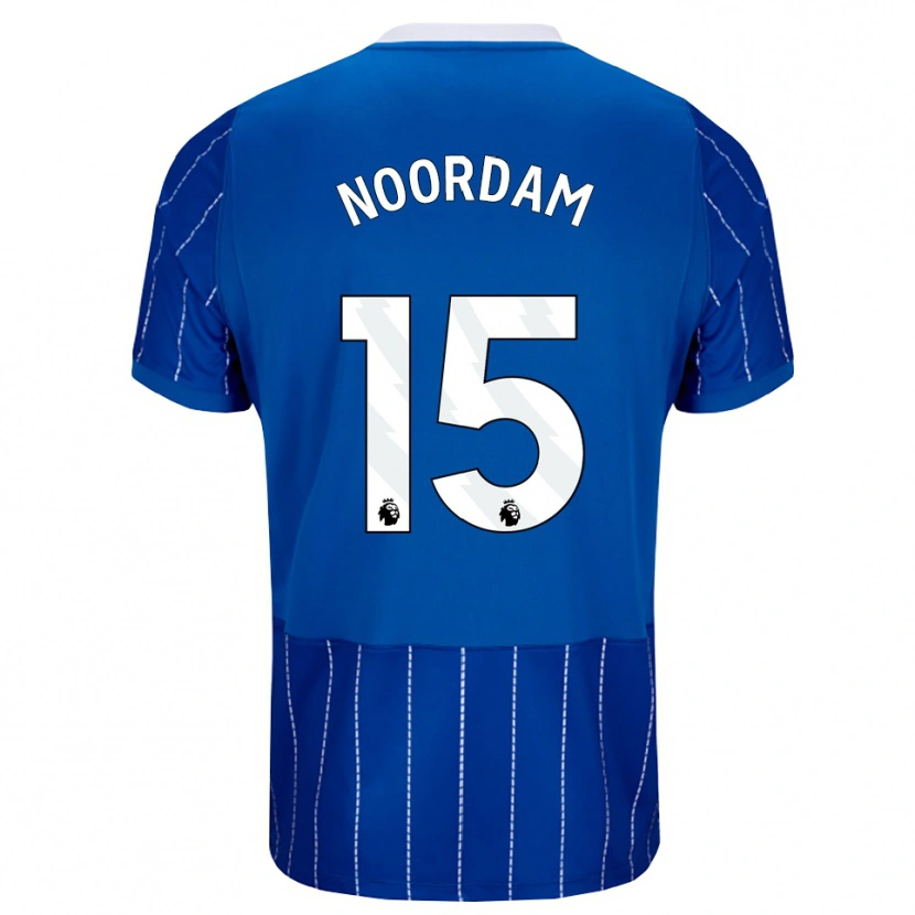 Danxen Kinder Nadine Noordam #15 Mittelblau Weiß Heimtrikot Trikot 2026/27 T-Shirt