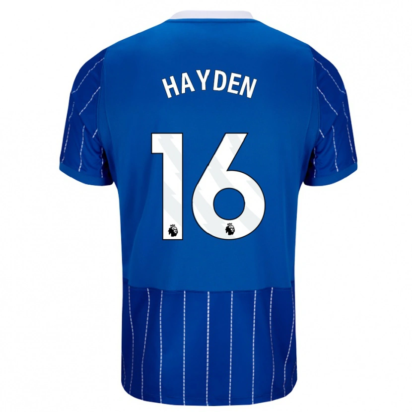 Danxen Kinder Matthew Hayden #16 Mittelblau Weiß Heimtrikot Trikot 2026/27 T-Shirt