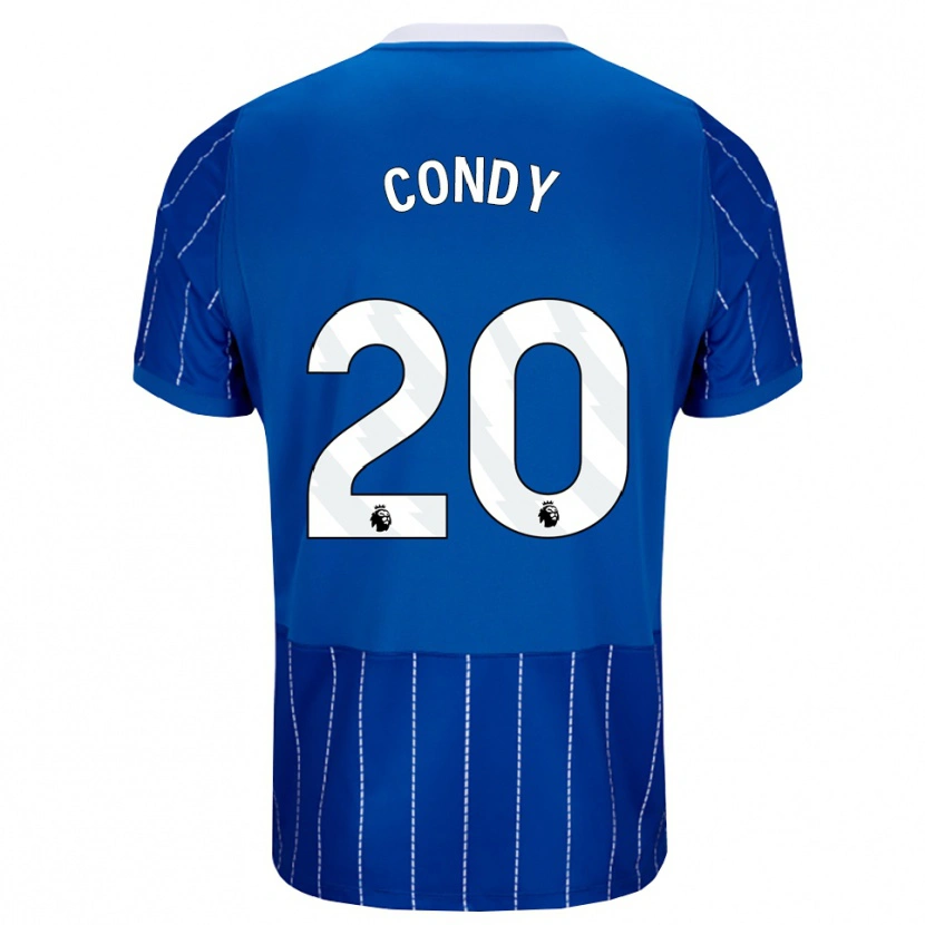 Danxen Kinder Chris Condy #20 Mittelblau Weiß Heimtrikot Trikot 2026/27 T-Shirt