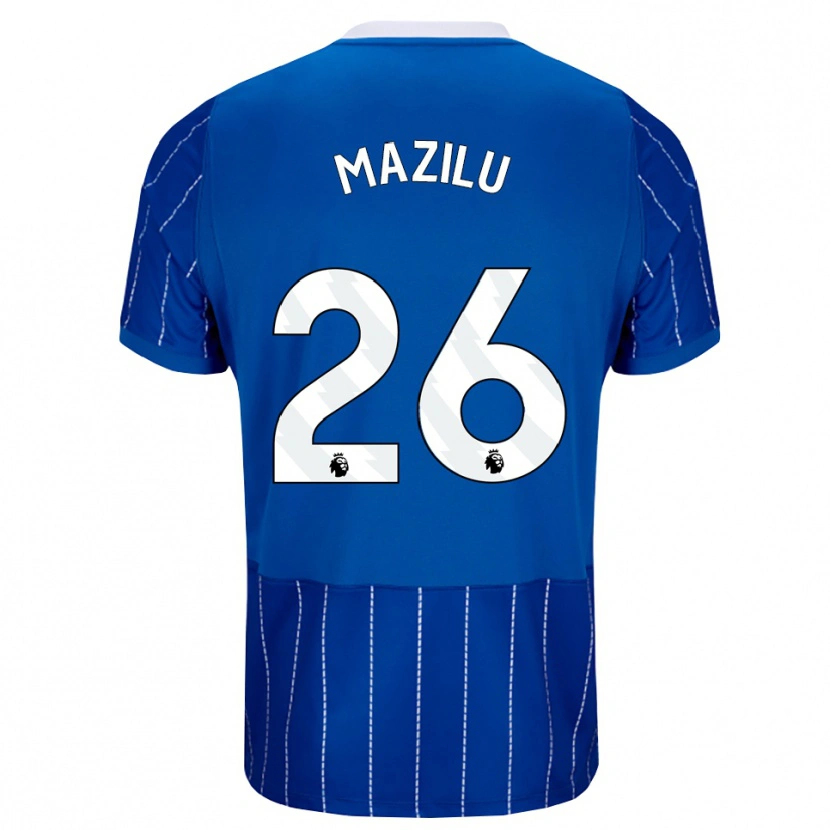 Danxen Kinder Adrian Mazilu #26 Mittelblau Weiß Heimtrikot Trikot 2026/27 T-Shirt
