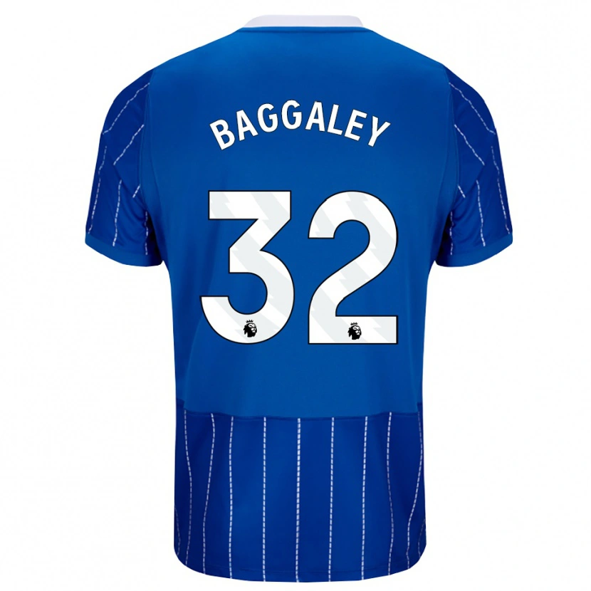 Danxen Kinder Sophie Baggaley #32 Mittelblau Weiß Heimtrikot Trikot 2026/27 T-Shirt