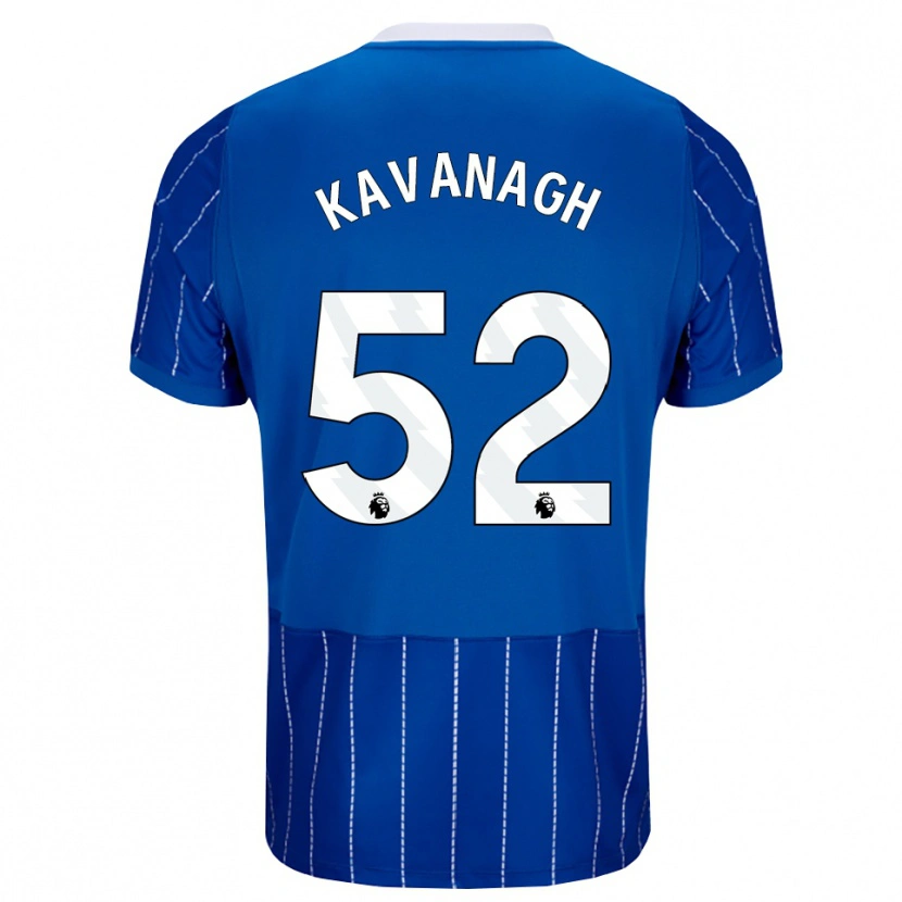 Danxen Kinder Leigh Kavanagh #52 Mittelblau Weiß Heimtrikot Trikot 2026/27 T-Shirt