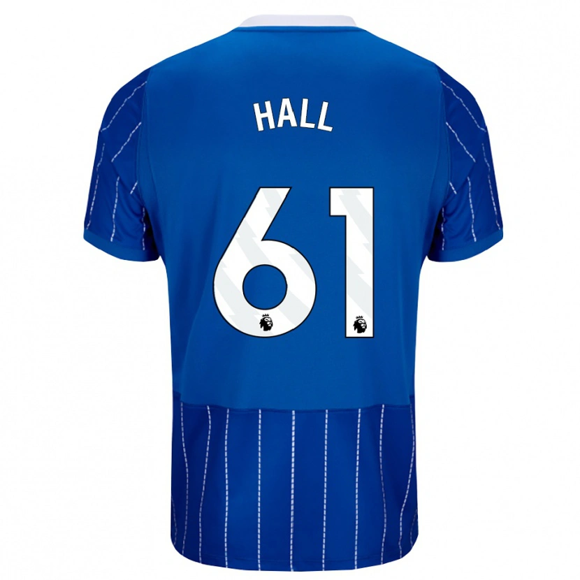 Danxen Kinder Steven Hall #61 Mittelblau Weiß Heimtrikot Trikot 2026/27 T-Shirt