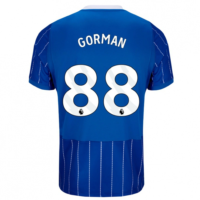 Danxen Kinder Ronnie Gorman #88 Mittelblau Weiß Heimtrikot Trikot 2026/27 T-Shirt