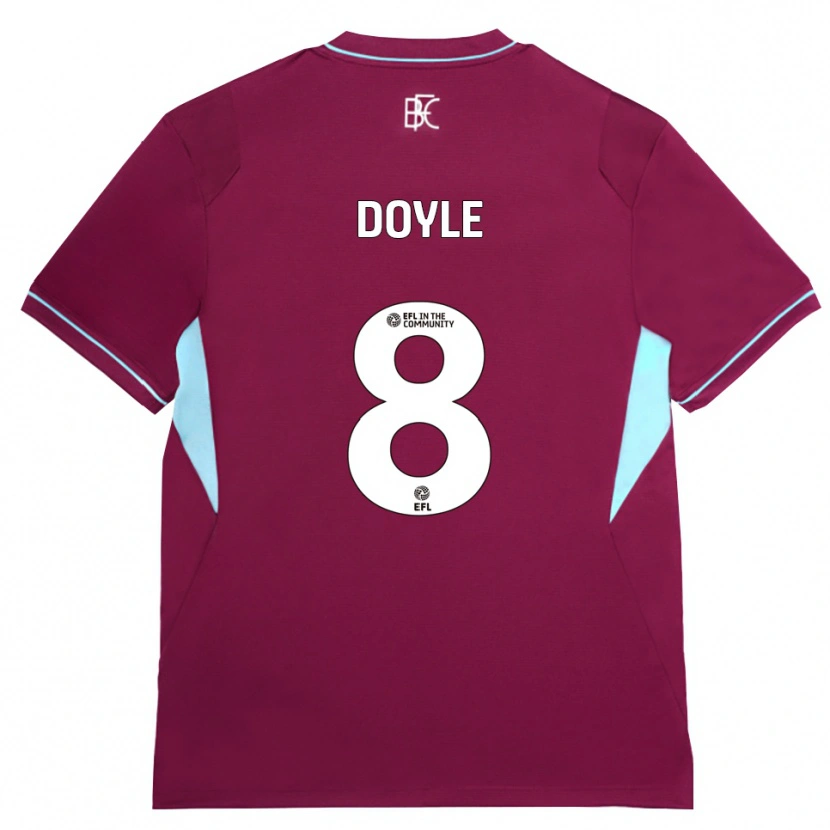 Danxen Kinder Emma Doyle #8 Burgund Grün Heimtrikot Trikot 2026/27 T-Shirt