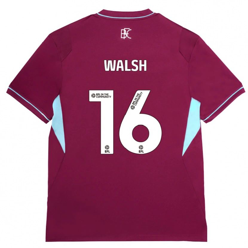 Danxen Kinder Lucy Walsh #16 Burgund Grün Heimtrikot Trikot 2026/27 T-Shirt