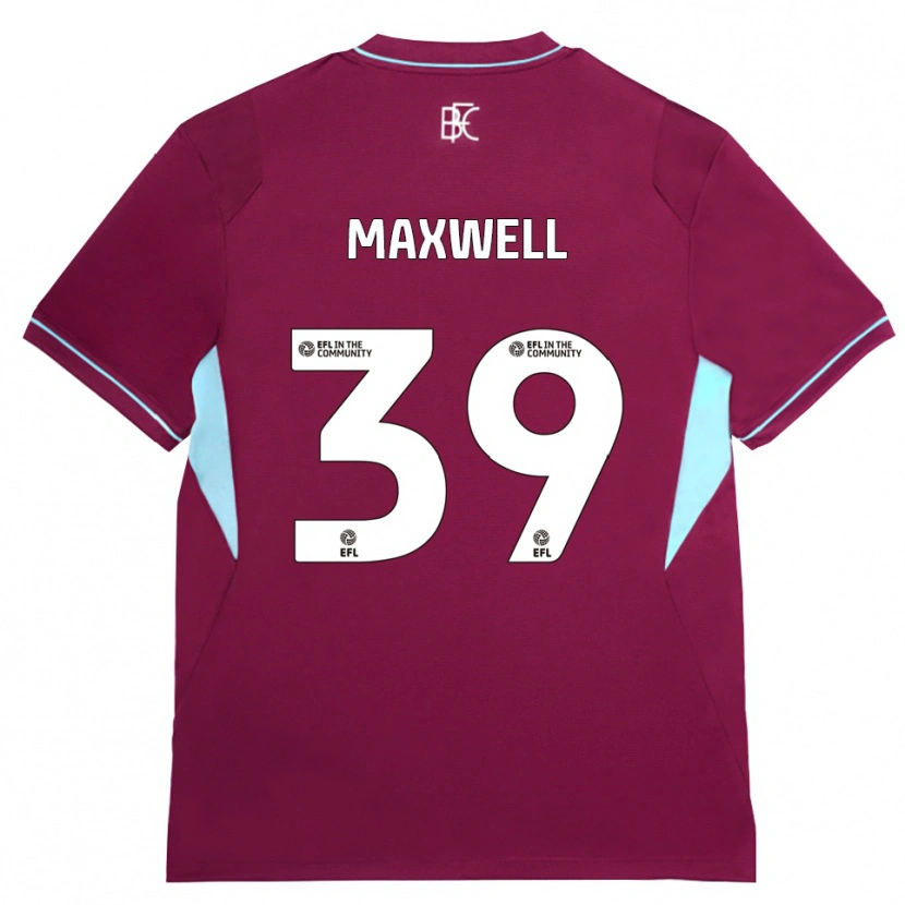 Danxen Kinder Danielle Maxwell #39 Burgund Grün Heimtrikot Trikot 2026/27 T-Shirt