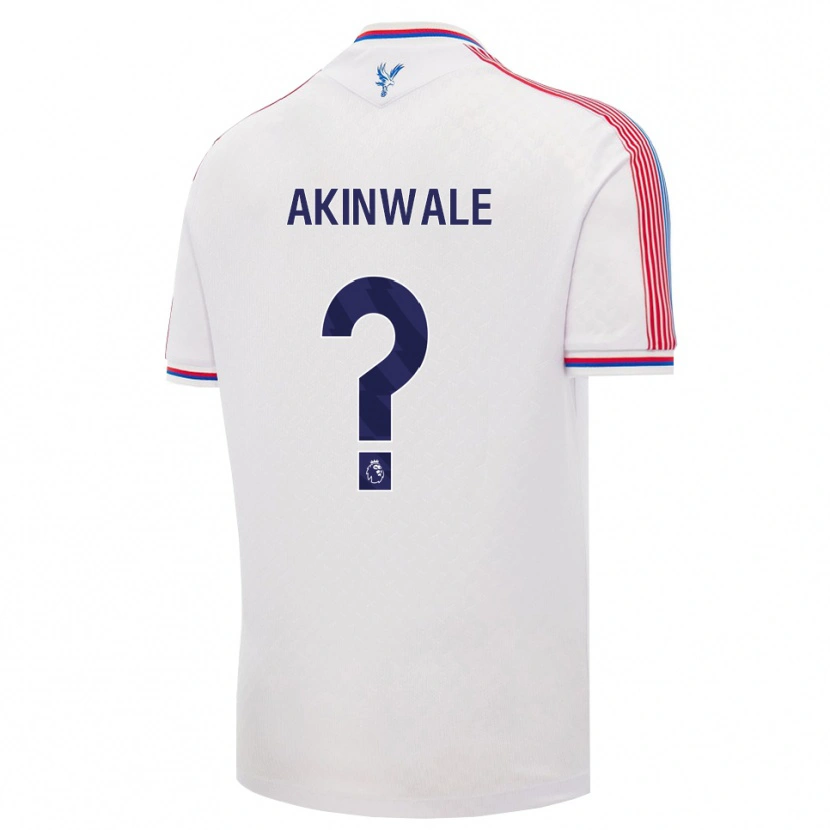 Danxen Kinder Victor Akinwale #0 Weiß Rot Blau Heimtrikot Trikot 2026/27 T-Shirt