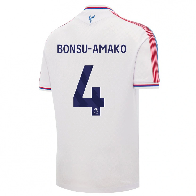 Danxen Kinder Sebastian Bonsu-Amako #4 Weiß Rot Blau Heimtrikot Trikot 2026/27 T-Shirt
