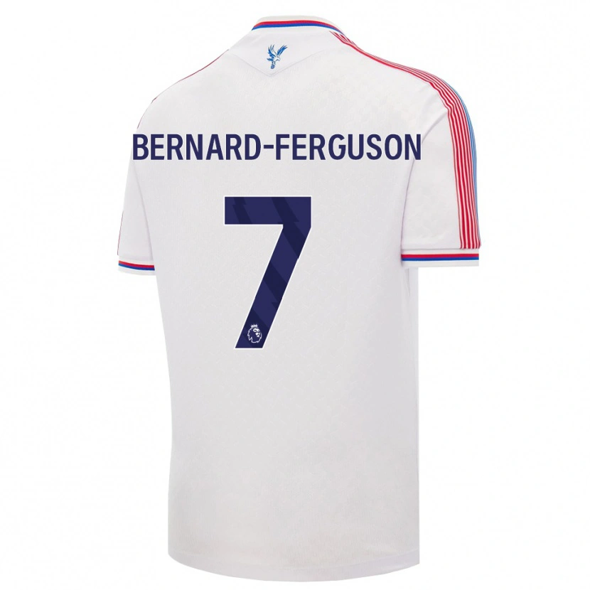 Danxen Kinder Makai Bernard-Ferguson #7 Weiß Rot Blau Heimtrikot Trikot 2026/27 T-Shirt