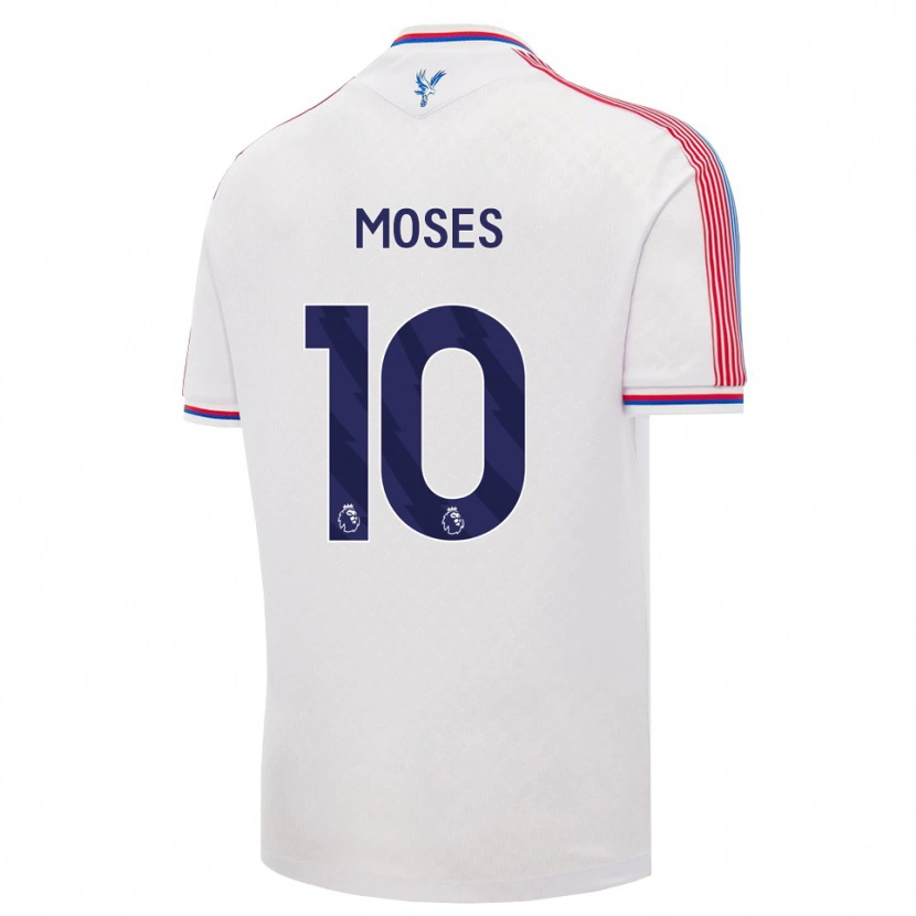 Danxen Kinder Kayden Moses #10 Weiß Rot Blau Heimtrikot Trikot 2026/27 T-Shirt