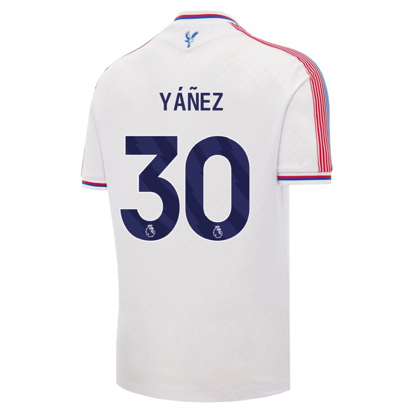 Danxen Kinder Shae Yáñez #30 Weiß Rot Blau Heimtrikot Trikot 2026/27 T-Shirt