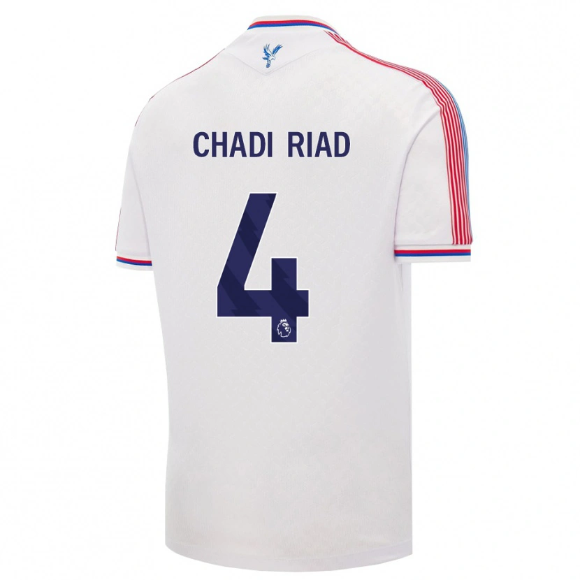Danxen Kinder Chadi Riad #4 Weiß Rot Blau Heimtrikot Trikot 2026/27 T-Shirt