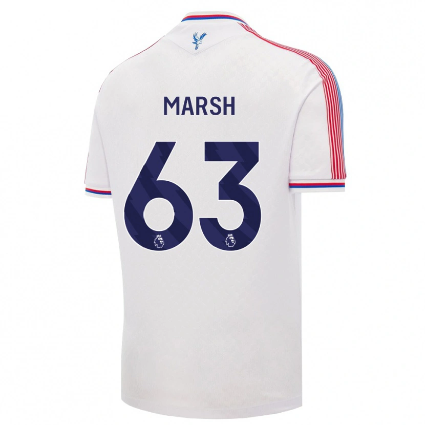 Danxen Kinder Zach Marsh #63 Weiß Rot Blau Heimtrikot Trikot 2026/27 T-Shirt