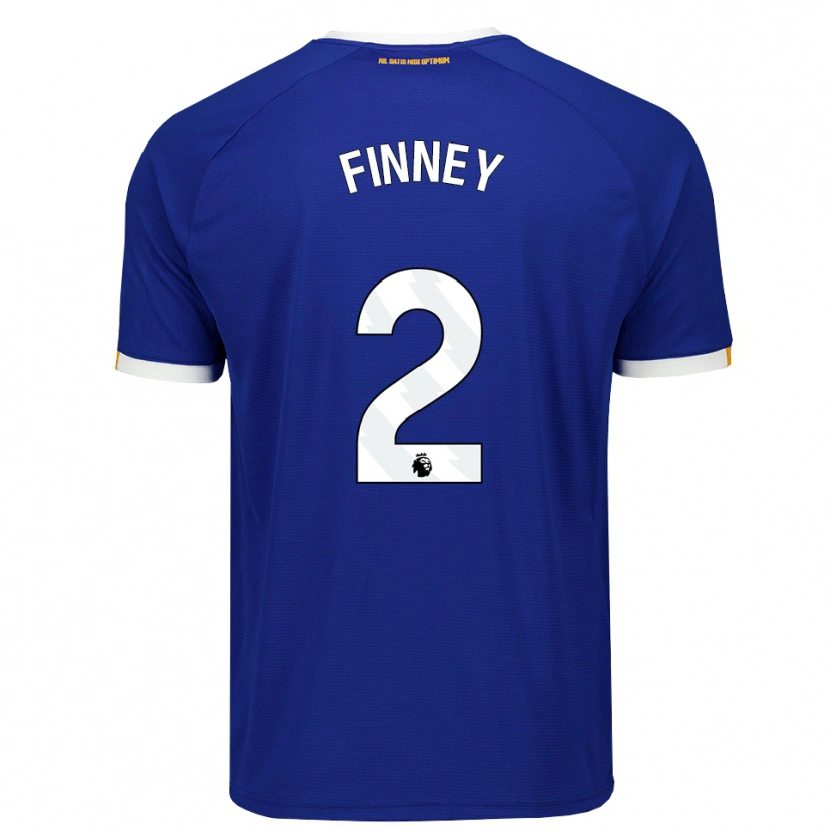 Danxen Kinder George Finney #2 Blau Weiß Gelb Heimtrikot Trikot 2026/27 T-Shirt