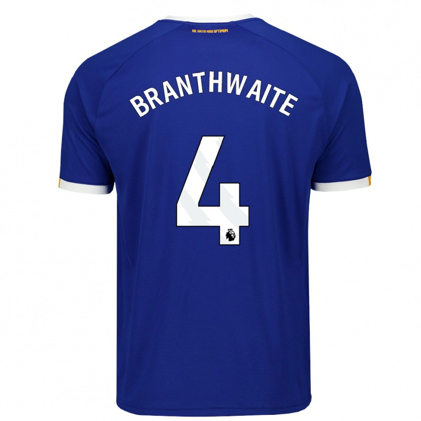 Danxen Kinder Jarrad Branthwaite #4 Blau Weiß Gelb Heimtrikot Trikot 2026/27 T-Shirt