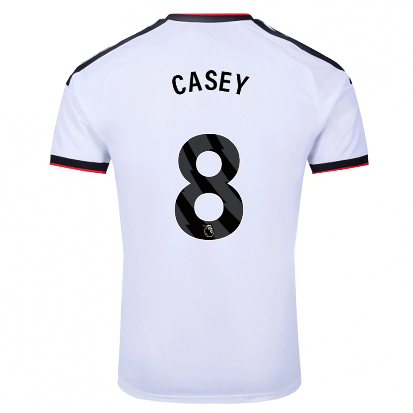 Danxen Kinder Dan Casey #8 Weiß Schwarz Rot Heimtrikot Trikot 2026/27 T-Shirt