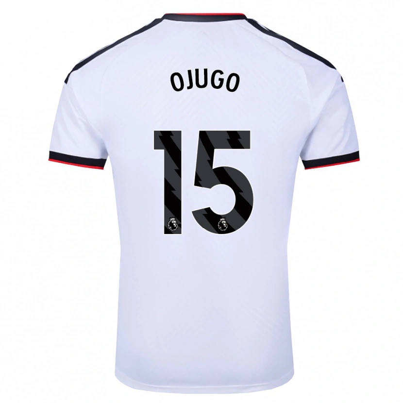 Danxen Kinder Tyrell Ojugo #15 Weiß Schwarz Rot Heimtrikot Trikot 2026/27 T-Shirt