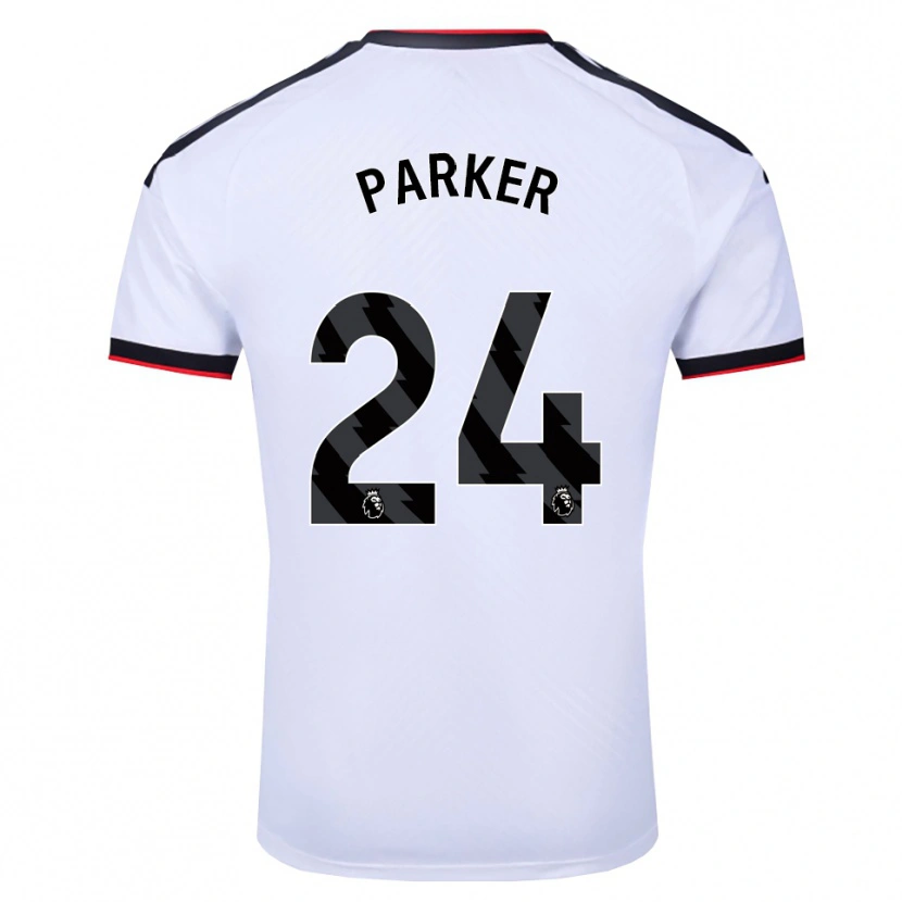 Danxen Kinder Beau Parker #24 Weiß Schwarz Rot Heimtrikot Trikot 2026/27 T-Shirt