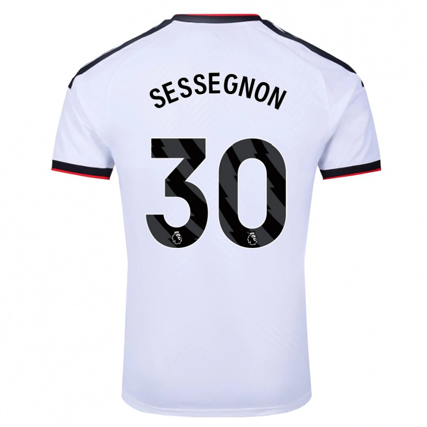 Danxen Kinder Ryan Sessegnon #30 Weiß Schwarz Rot Heimtrikot Trikot 2026/27 T-Shirt