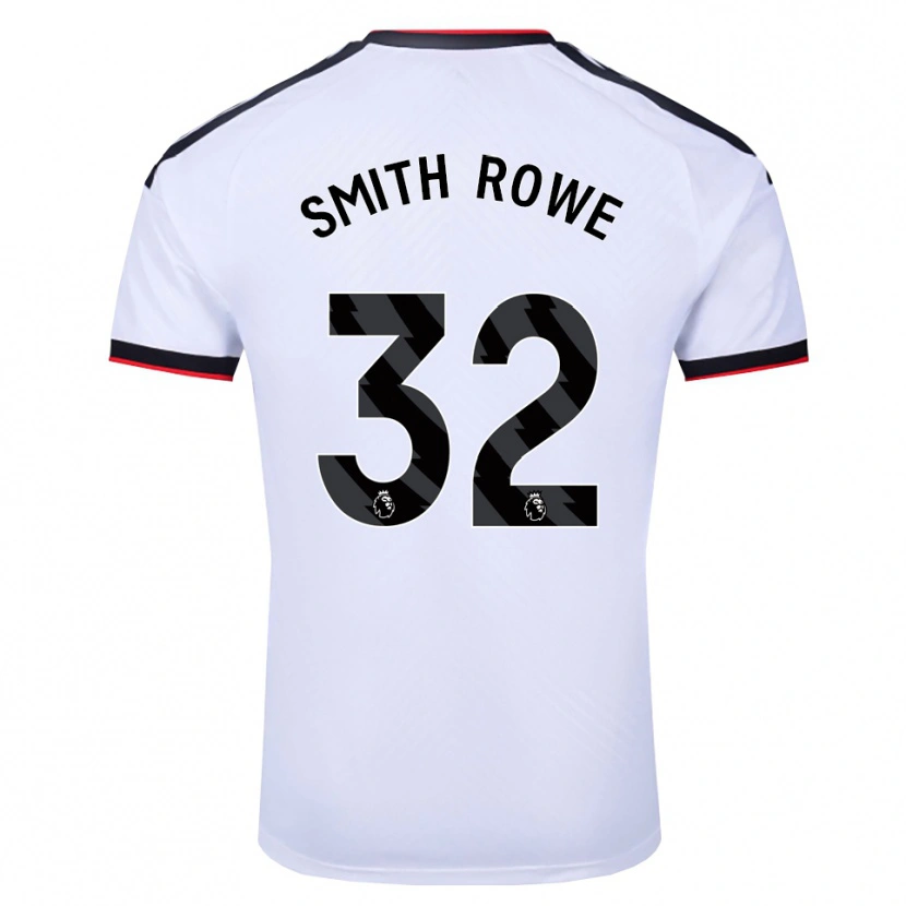 Danxen Kinder Emile Smith Rowe #32 Weiß Schwarz Rot Heimtrikot Trikot 2026/27 T-Shirt