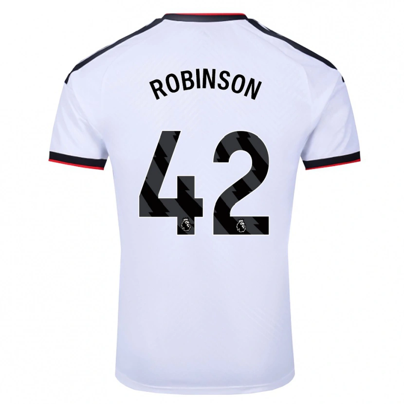 Danxen Kinder Charlie Robinson #42 Weiß Schwarz Rot Heimtrikot Trikot 2026/27 T-Shirt