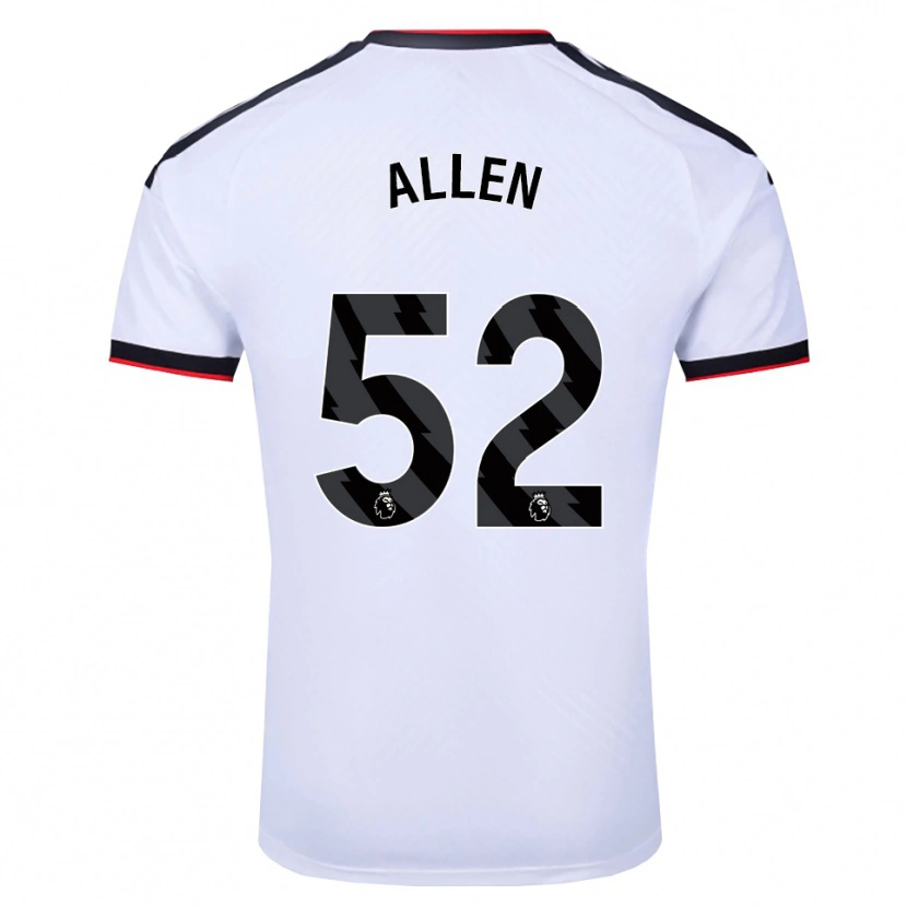 Danxen Kinder Michael Allen #52 Weiß Schwarz Rot Heimtrikot Trikot 2026/27 T-Shirt