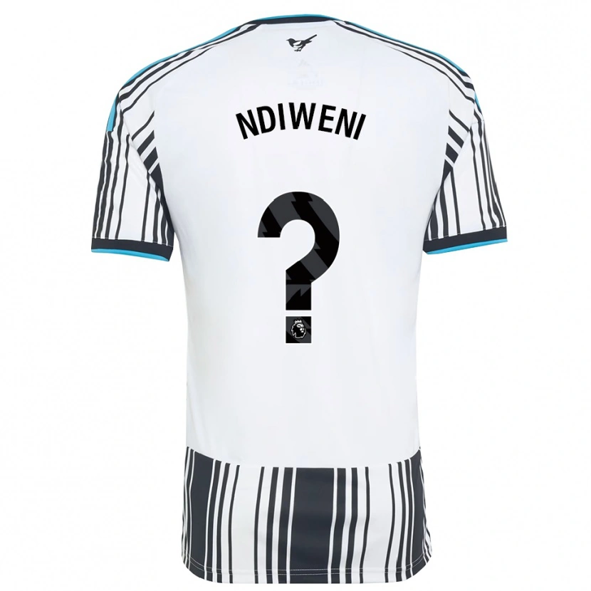Danxen Kinder Ryan Ndiweni #0 Himmelsblau Schwarz Weiß Heimtrikot Trikot 2026/27 T-Shirt