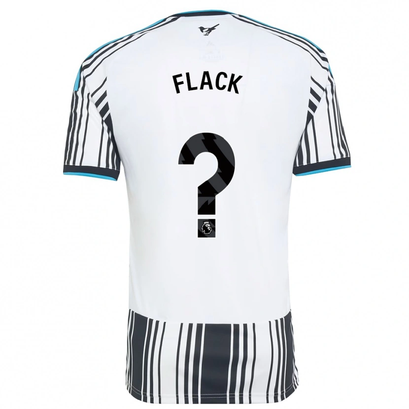 Danxen Kinder Lucas Flack #0 Himmelsblau Schwarz Weiß Heimtrikot Trikot 2026/27 T-Shirt