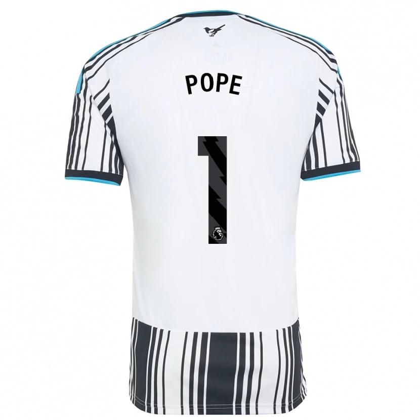 Danxen Kinder Nick Pope #1 Himmelsblau Schwarz Weiß Heimtrikot Trikot 2026/27 T-Shirt