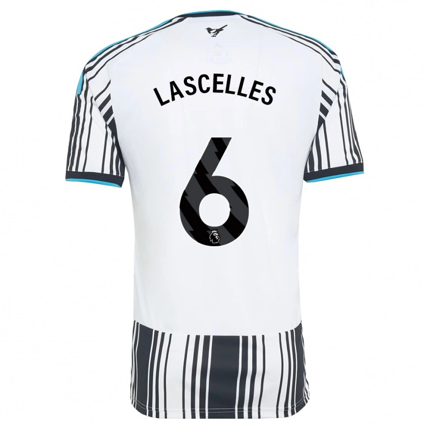 Danxen Kinder Jamaal Lascelles #6 Himmelsblau Schwarz Weiß Heimtrikot Trikot 2026/27 T-Shirt
