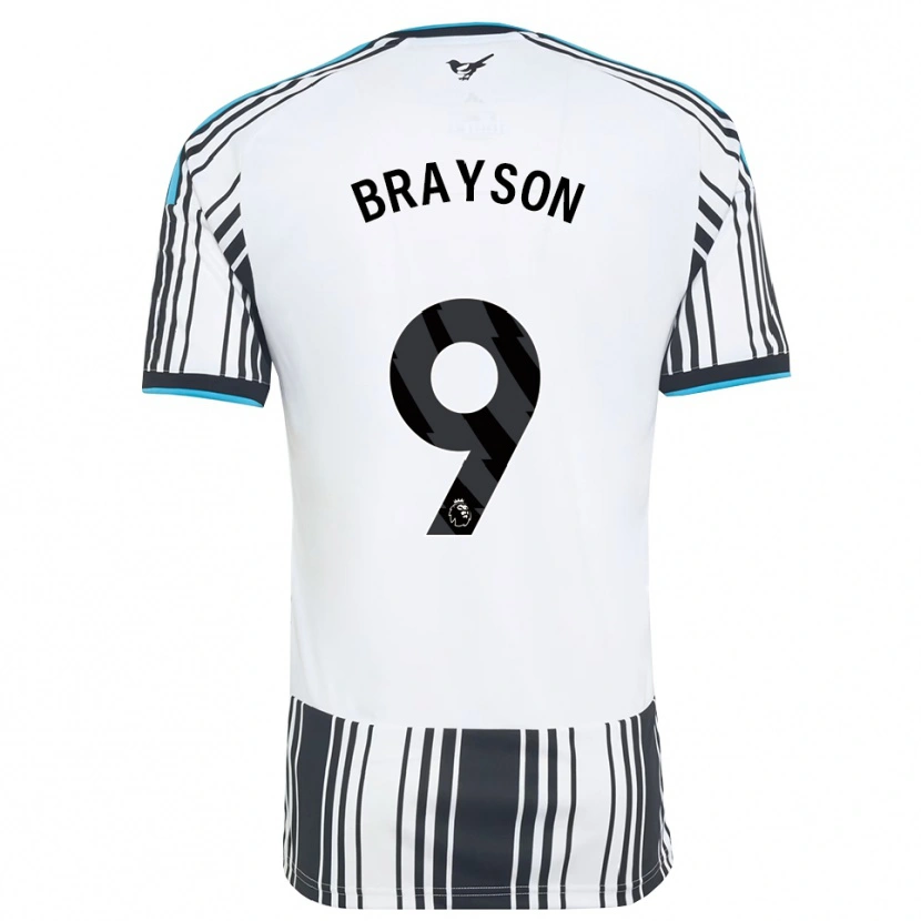 Danxen Kinder Joe Brayson #9 Himmelsblau Schwarz Weiß Heimtrikot Trikot 2026/27 T-Shirt
