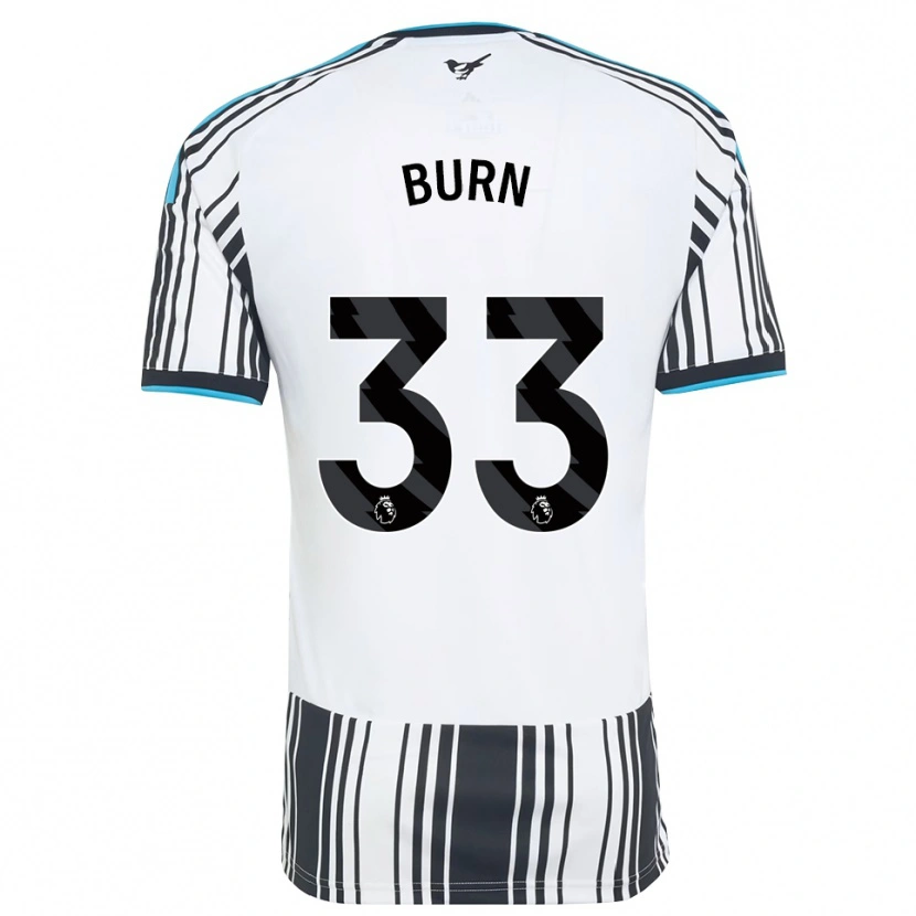 Danxen Kinder Dan Burn #33 Himmelsblau Schwarz Weiß Heimtrikot Trikot 2026/27 T-Shirt