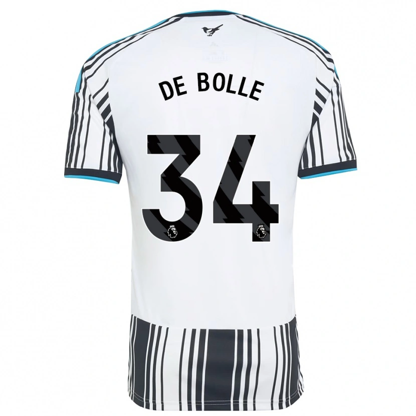 Danxen Kinder Lucas De Bolle #34 Himmelsblau Schwarz Weiß Heimtrikot Trikot 2026/27 T-Shirt