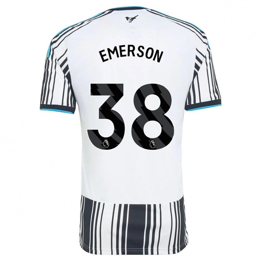Danxen Kinder Johnny Emerson #38 Himmelsblau Schwarz Weiß Heimtrikot Trikot 2026/27 T-Shirt