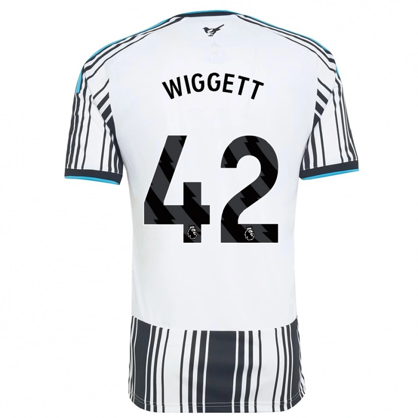 Danxen Kinder Charlie Wiggett #42 Himmelsblau Schwarz Weiß Heimtrikot Trikot 2026/27 T-Shirt