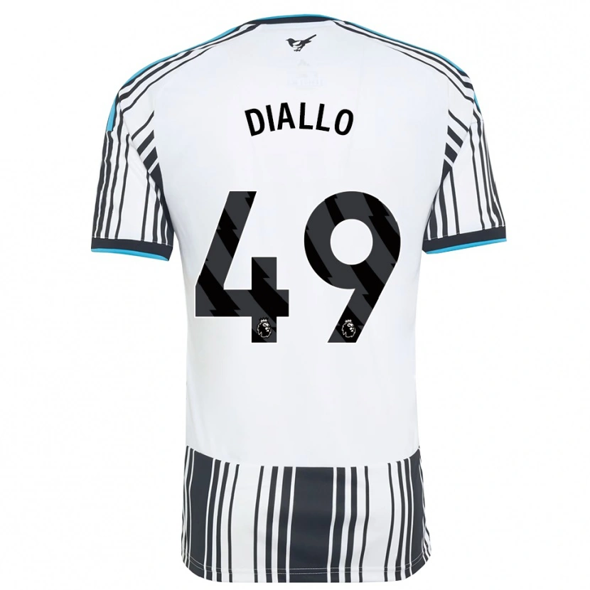 Danxen Kinder Amadou Diallo #49 Himmelsblau Schwarz Weiß Heimtrikot Trikot 2026/27 T-Shirt