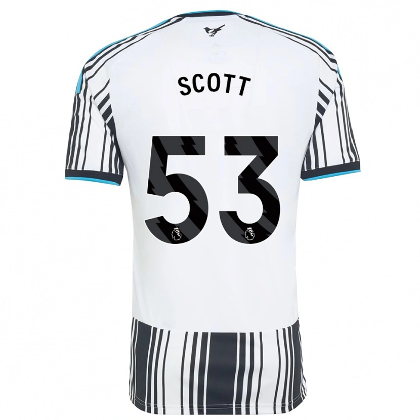 Danxen Kinder Joshua Scott #53 Himmelsblau Schwarz Weiß Heimtrikot Trikot 2026/27 T-Shirt