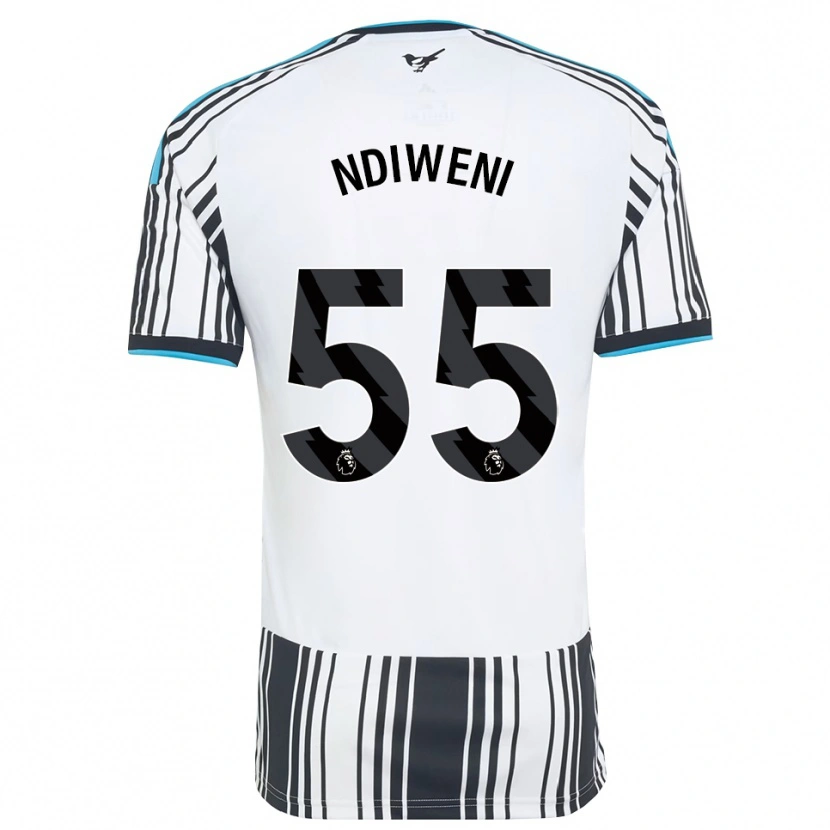 Danxen Kinder Michael Ndiweni #55 Himmelsblau Schwarz Weiß Heimtrikot Trikot 2026/27 T-Shirt