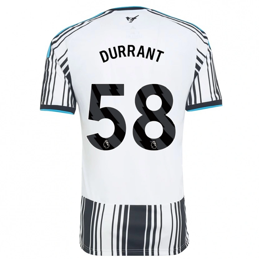 Danxen Kinder Jake Durrant #58 Himmelsblau Schwarz Weiß Heimtrikot Trikot 2026/27 T-Shirt