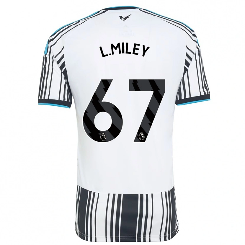 Danxen Kinder Lewis Miley #67 Himmelsblau Schwarz Weiß Heimtrikot Trikot 2026/27 T-Shirt