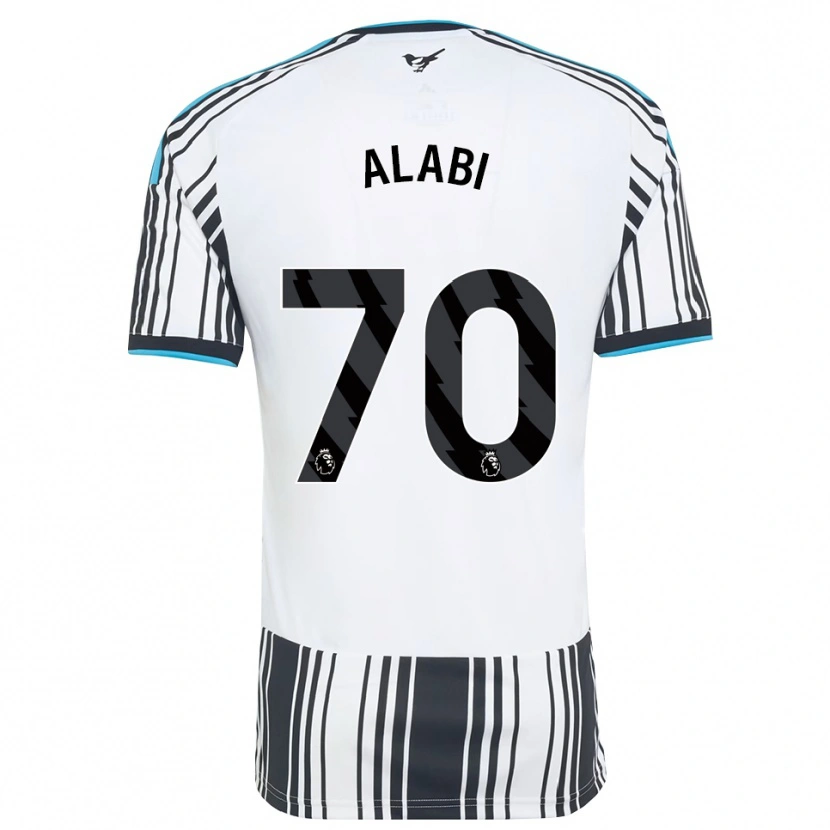 Danxen Kinder Sam Alabi #70 Himmelsblau Schwarz Weiß Heimtrikot Trikot 2026/27 T-Shirt