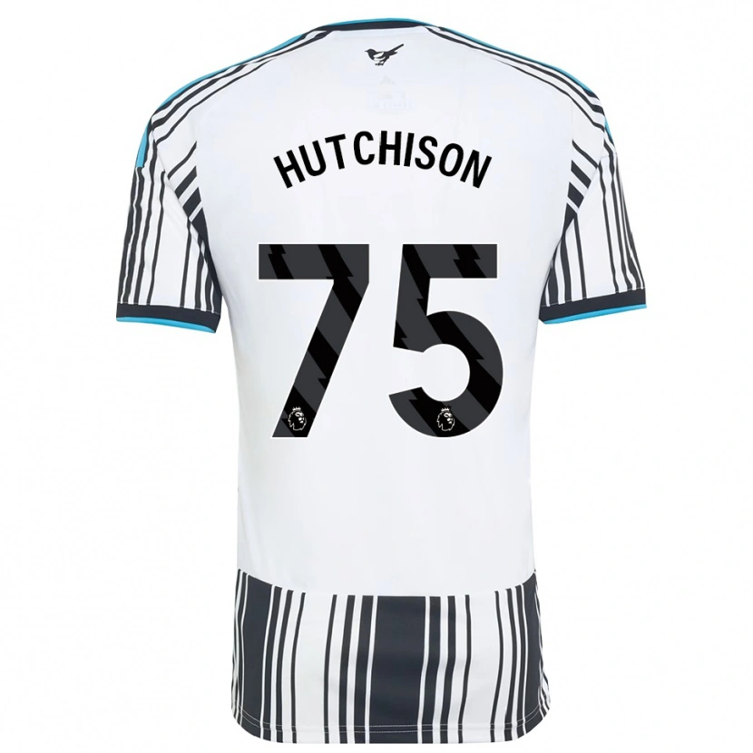 Danxen Kinder Alfie Hutchison #75 Himmelsblau Schwarz Weiß Heimtrikot Trikot 2026/27 T-Shirt