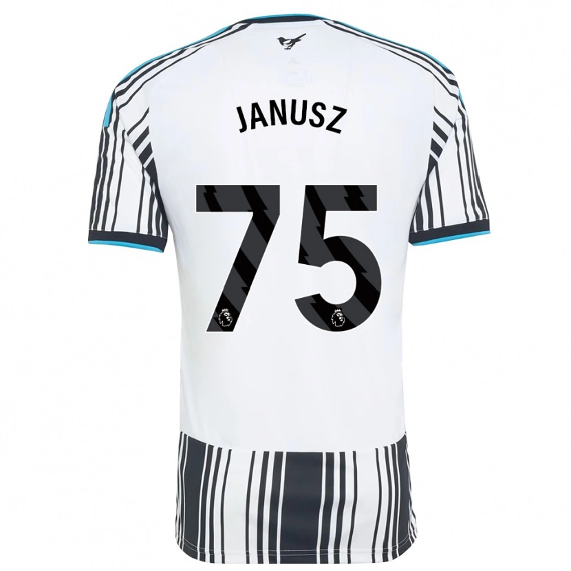 Danxen Kinder Adrian Janusz #75 Himmelsblau Schwarz Weiß Heimtrikot Trikot 2026/27 T-Shirt