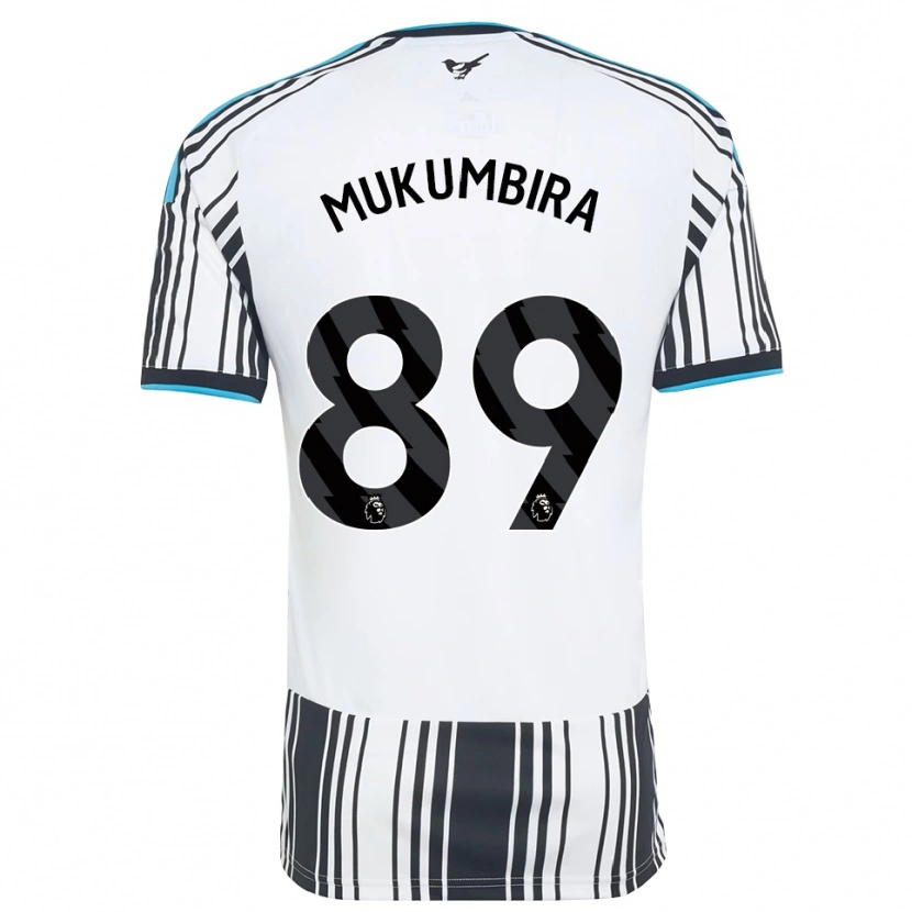 Danxen Kinder Leon Mukumbira #89 Himmelsblau Schwarz Weiß Heimtrikot Trikot 2026/27 T-Shirt