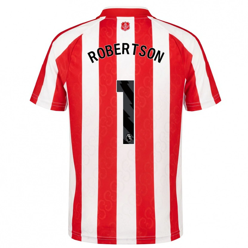 Danxen Kinder Finley Robertson #1 Rot Weiß Schwarz Heimtrikot Trikot 2026/27 T-Shirt