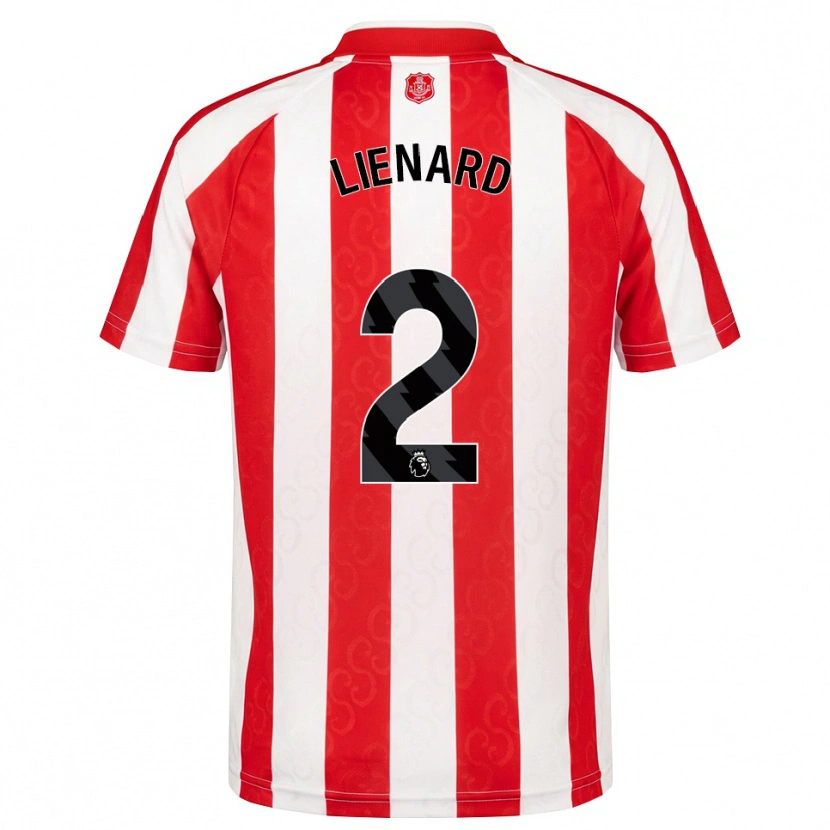 Danxen Kinder Alex Lienard #2 Rot Weiß Schwarz Heimtrikot Trikot 2026/27 T-Shirt