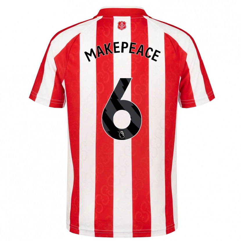 Danxen Kinder Joe Makepeace #6 Rot Weiß Schwarz Heimtrikot Trikot 2026/27 T-Shirt